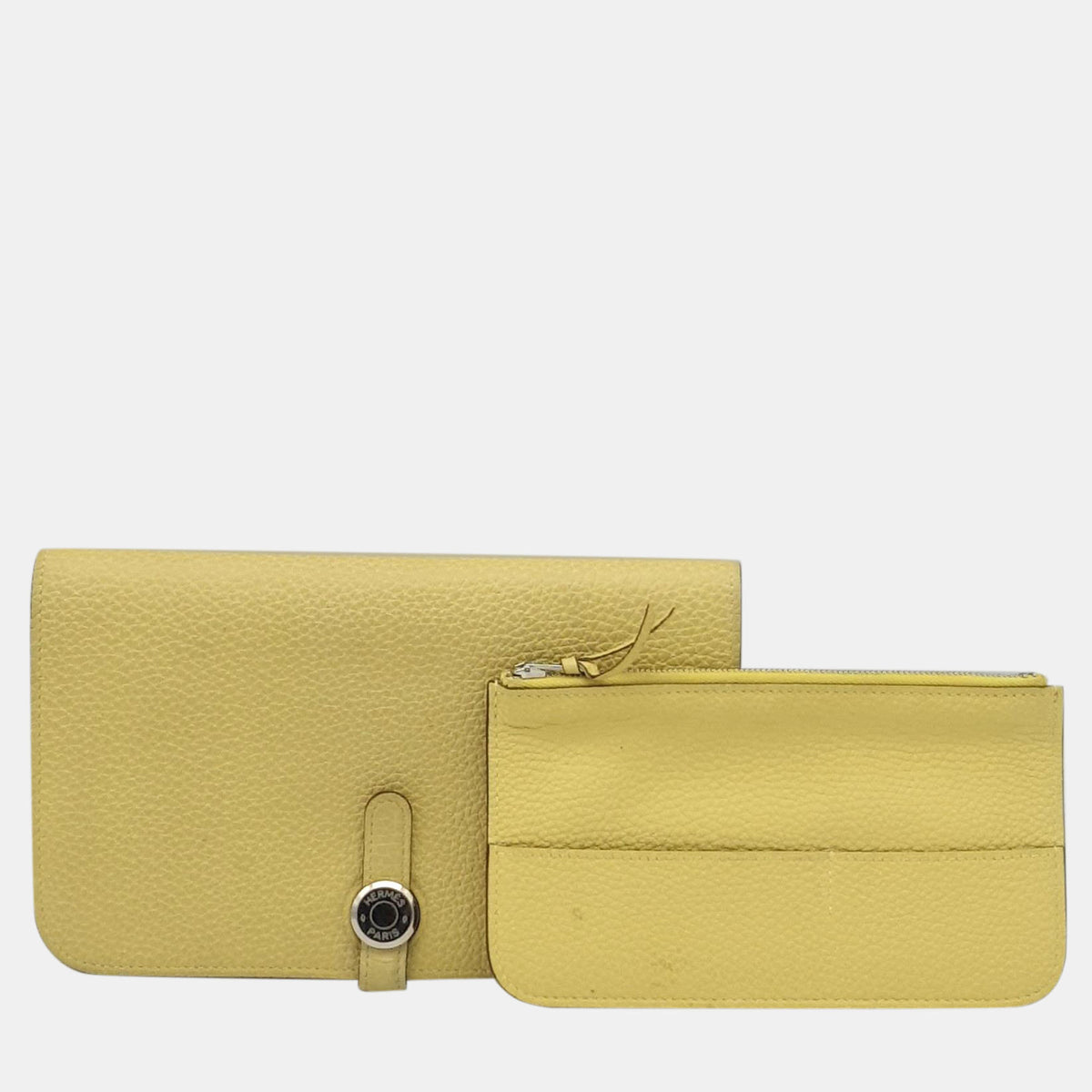 Hermès Yellow Epsom Dogon Long Wallet