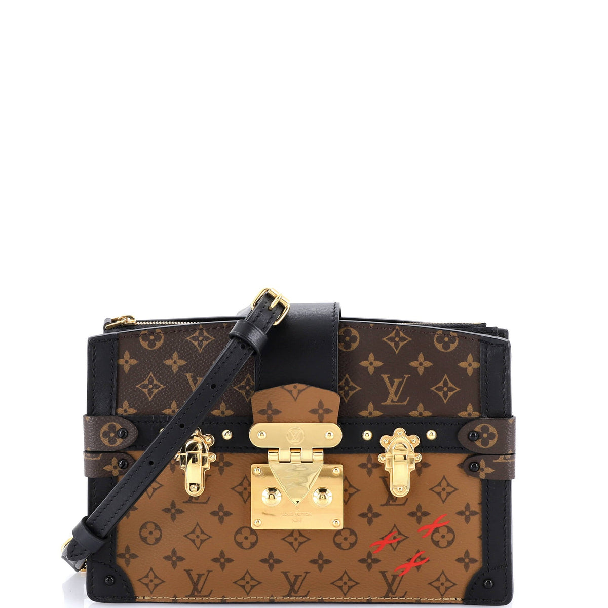Louis Vuitton Trunk Clutch Reverse Monogram Canvas