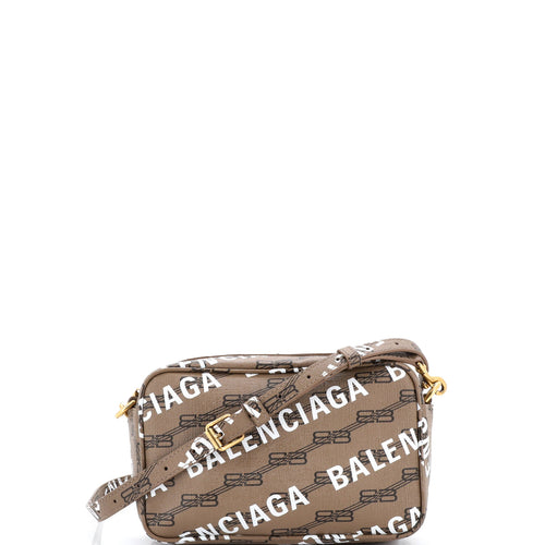 Signature Camera Bag BB Monogram Coated Canvas Small