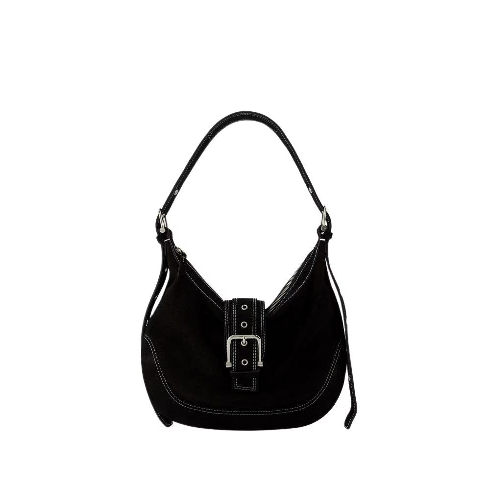 Osoi Women's Hobo Brocle Shoulder Bag in Black | 24FWB05004022