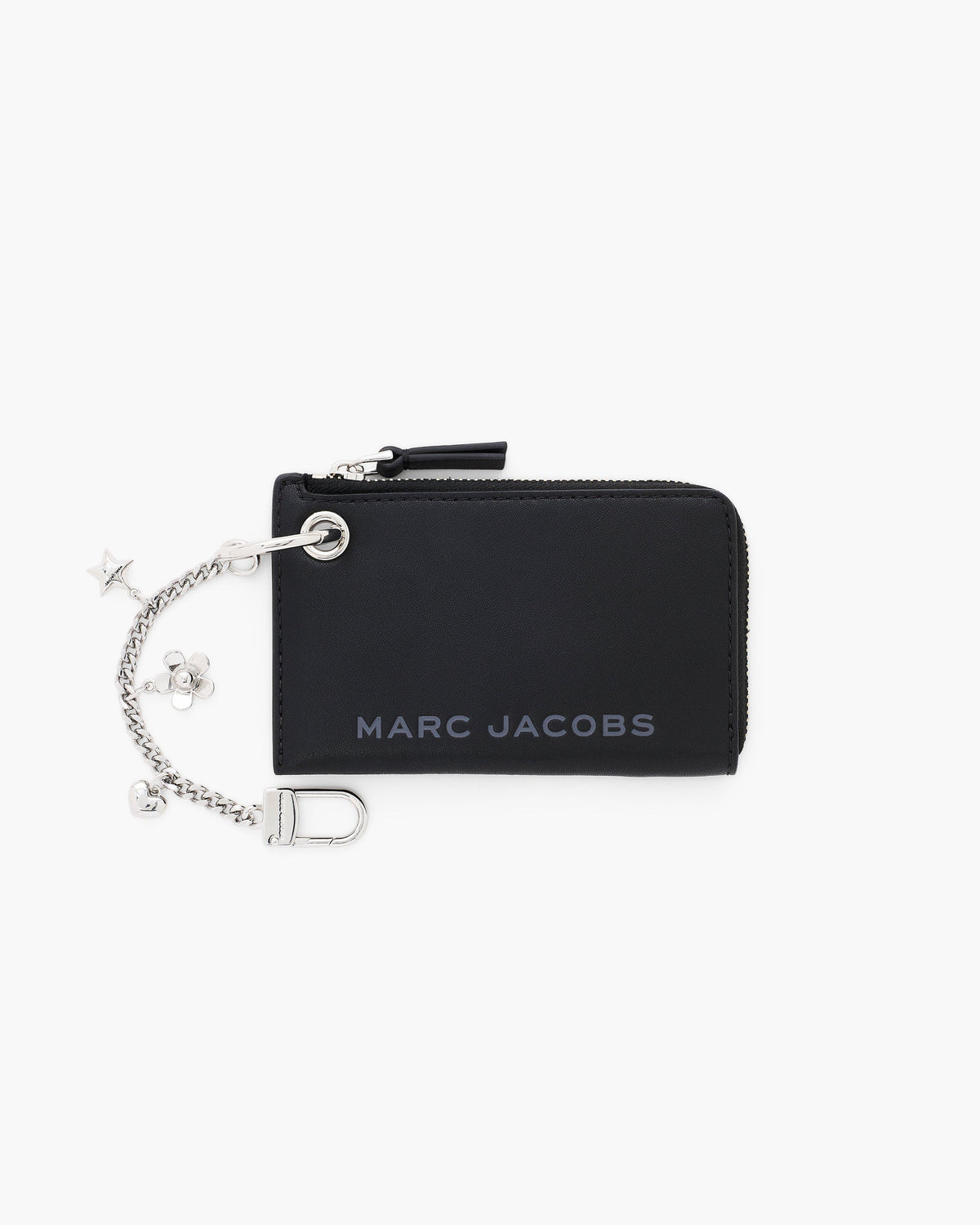 Marc Jacobs Marc Jacobs The Top Zip Charm Wallet in Black