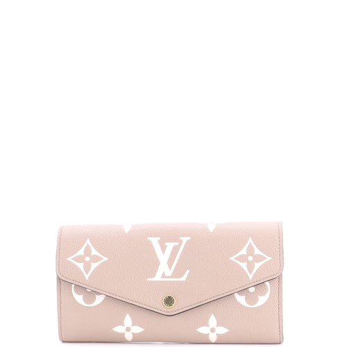 Sarah Wallet NM Bicolor Monogram Empreinte Giant
