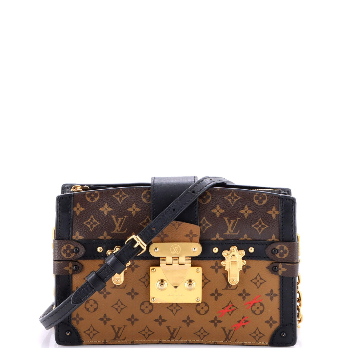 Louis Vuitton Trunk Clutch Reverse Monogram Canvas