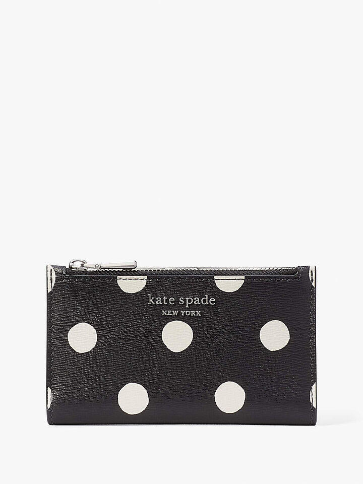 Kate Spade Au Morgan Sunshine Dot Small Slim Bifold Wallet