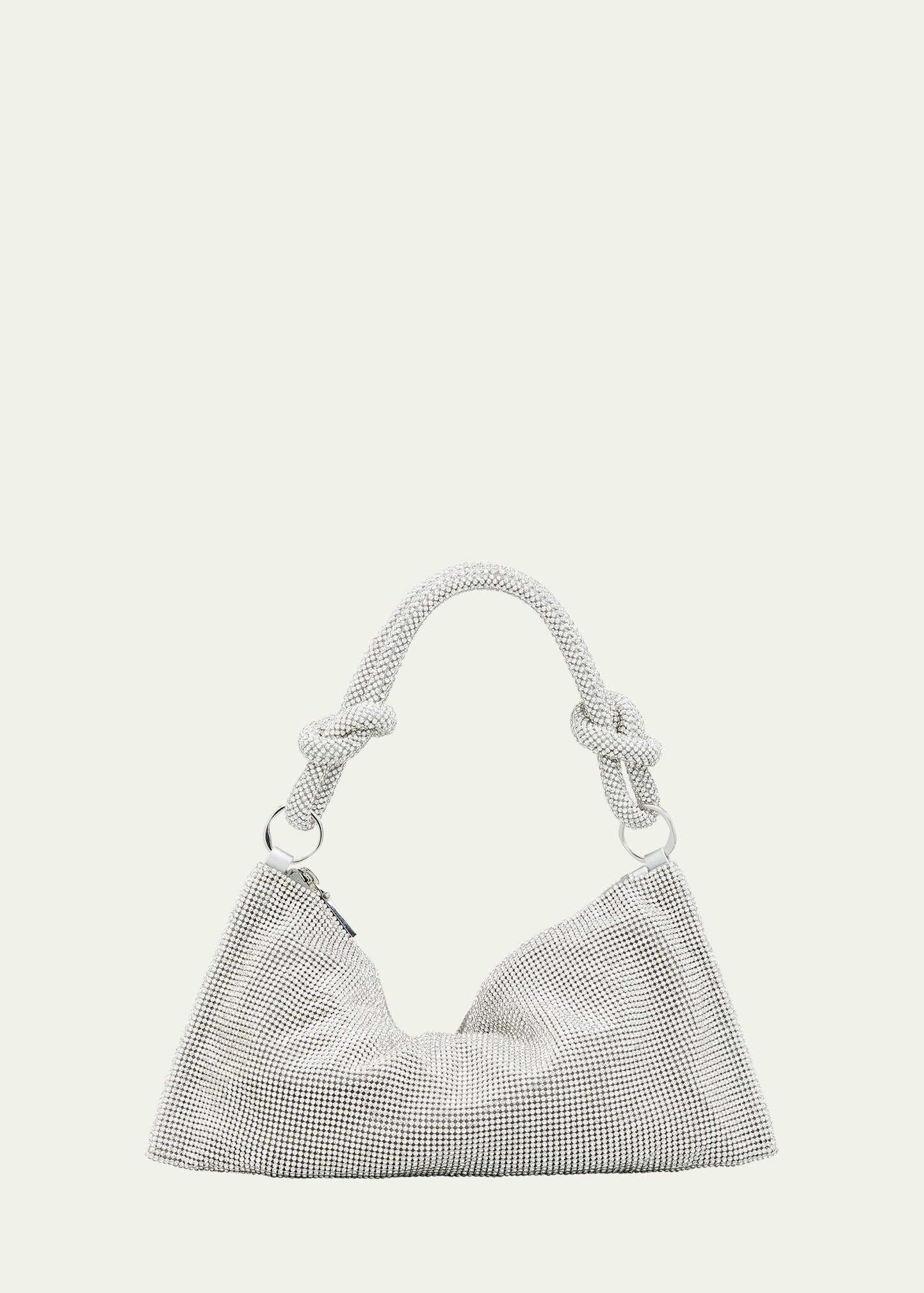 Cult Gaia Hera Nano Knotted Embellished Shoulder Bag