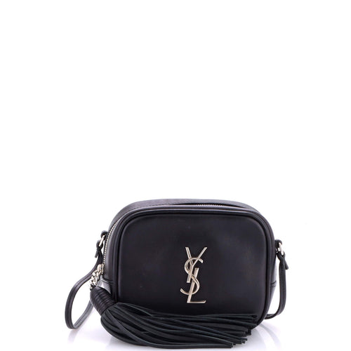 Classic Monogram Blogger Crossbody Bag Leather Small