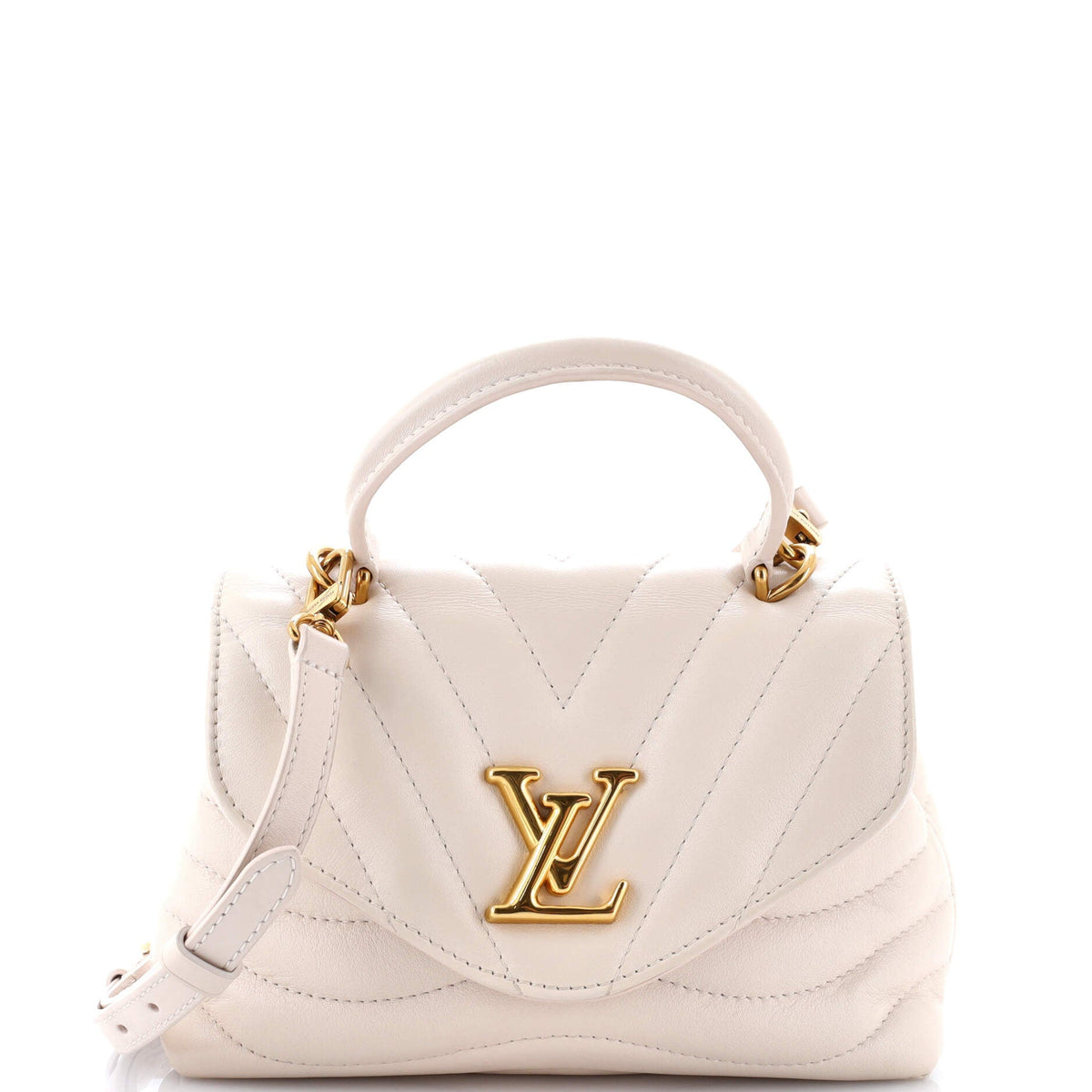 Louis Vuitton New Wave Hold Me Top Handle Bag Quilted Leather