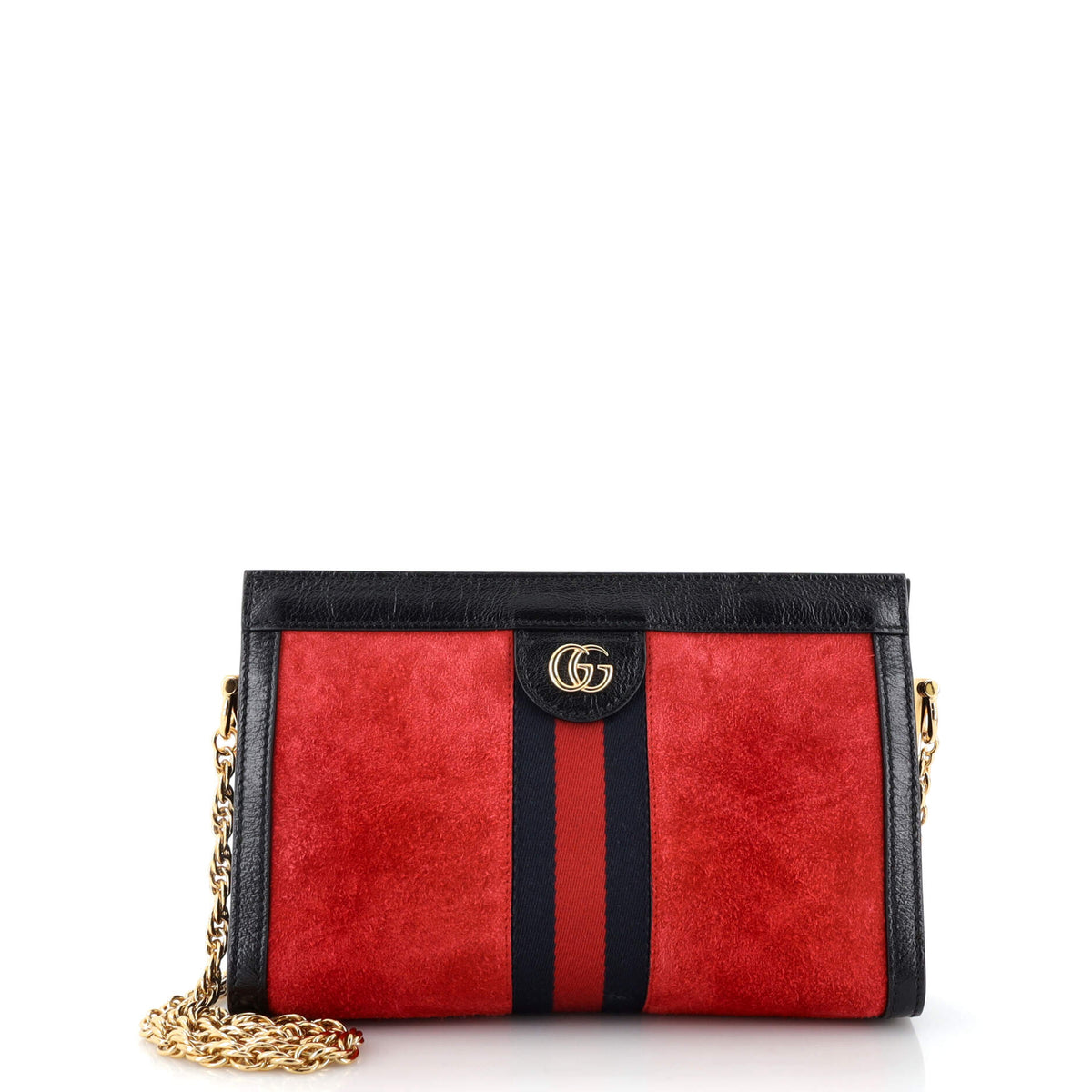 Gucci GUCCI Ophidia Chain Shoulder Bag Suede Small