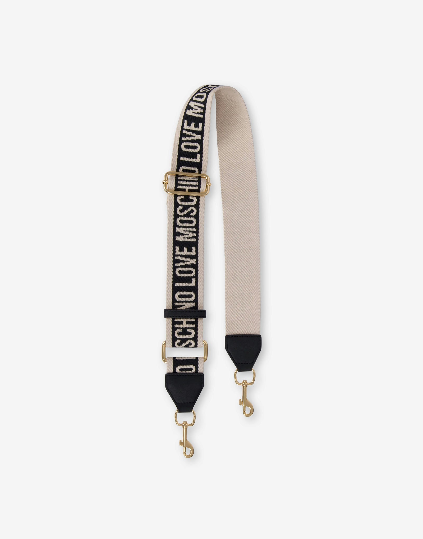 Love Moschino Bandoulière En Ruban Jacquard Logo