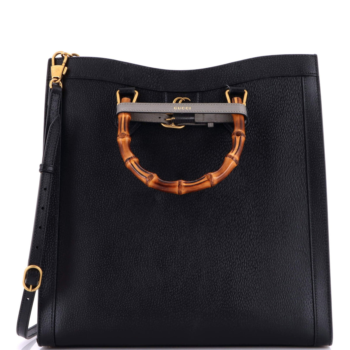 Gucci GUCCI Diana NM Bamboo Handle Tote Leather Large