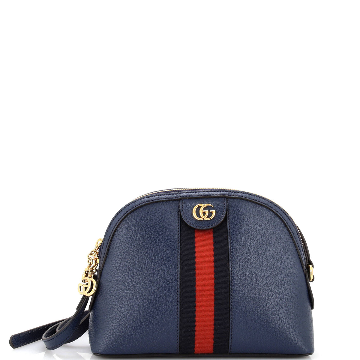 Gucci GUCCI Ophidia Dome Shoulder Bag Leather Small