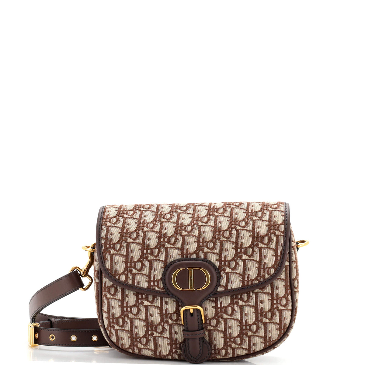 Christian Dior Bobby Flap Bag Oblique Canvas Medium