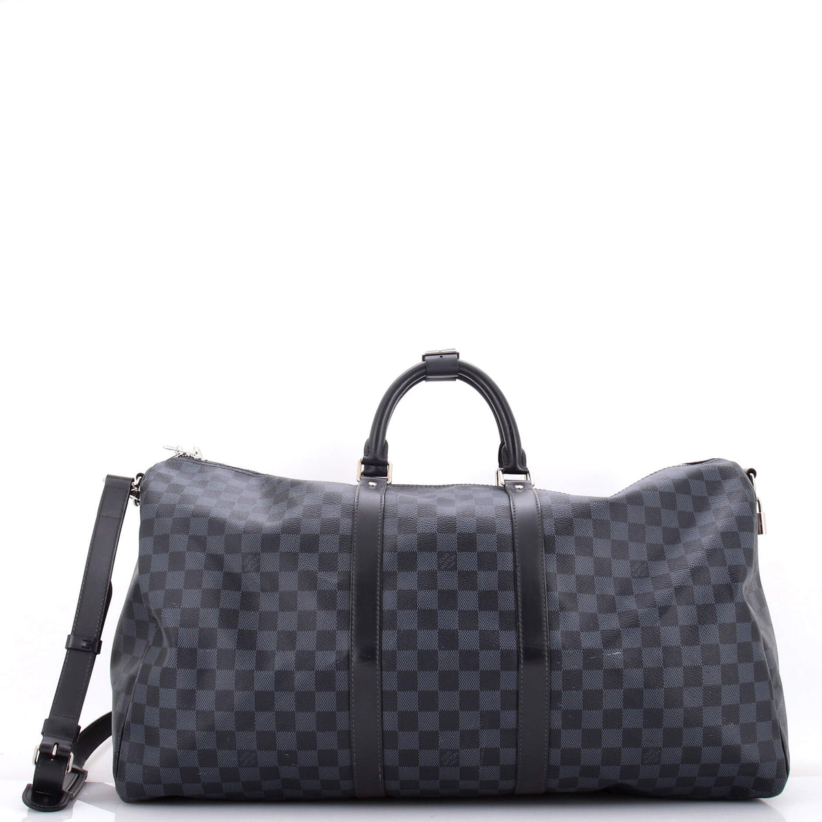 Louis Vuitton Keepall Bandouliere Bag Damier Cobalt 55