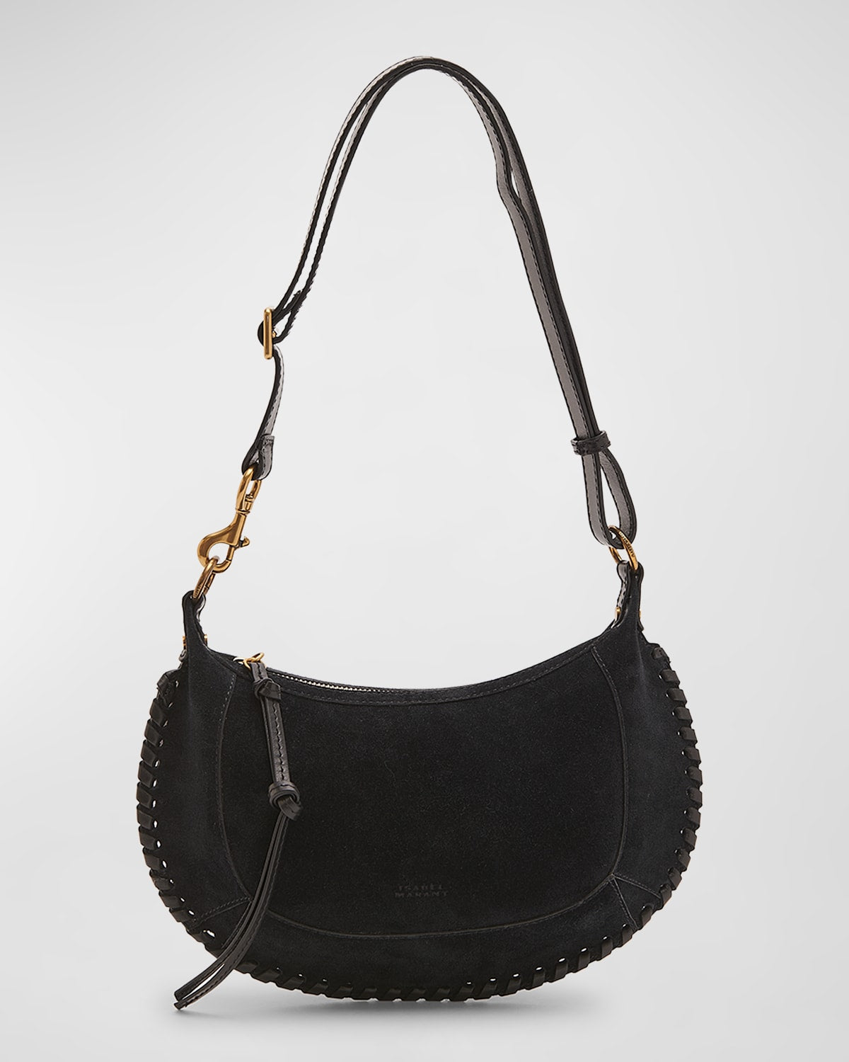 Isabel Marant Oskan Moon Suede Shoulder Bag