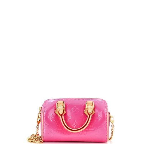 Chain Speedy Bandouliere NM Bag Limited Edition Valentine Monogram Vernis Nano