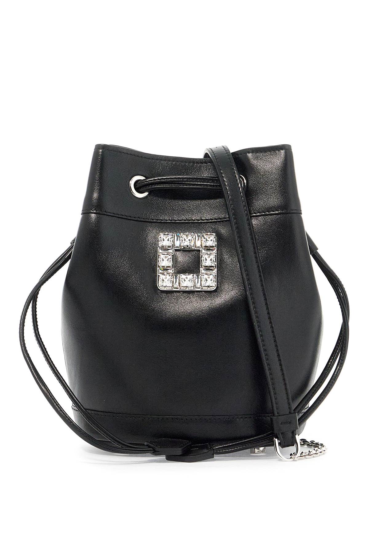 Roger Vivier Mini Leather Très Vivier Bucket Bag