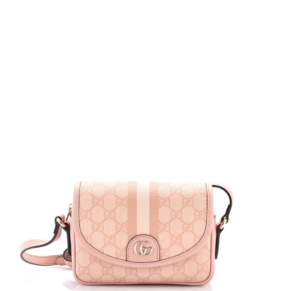 Gucci GUCCI Ophidia Flap Shoulder Bag GG Coated Canvas Mini