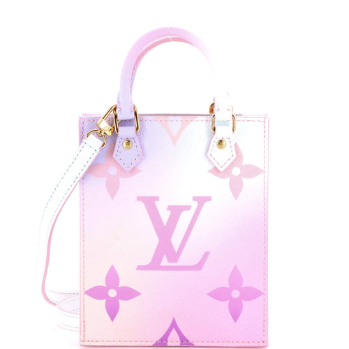 Petit Sac Plat Bag Spring in the City Monogram Giant Canvas