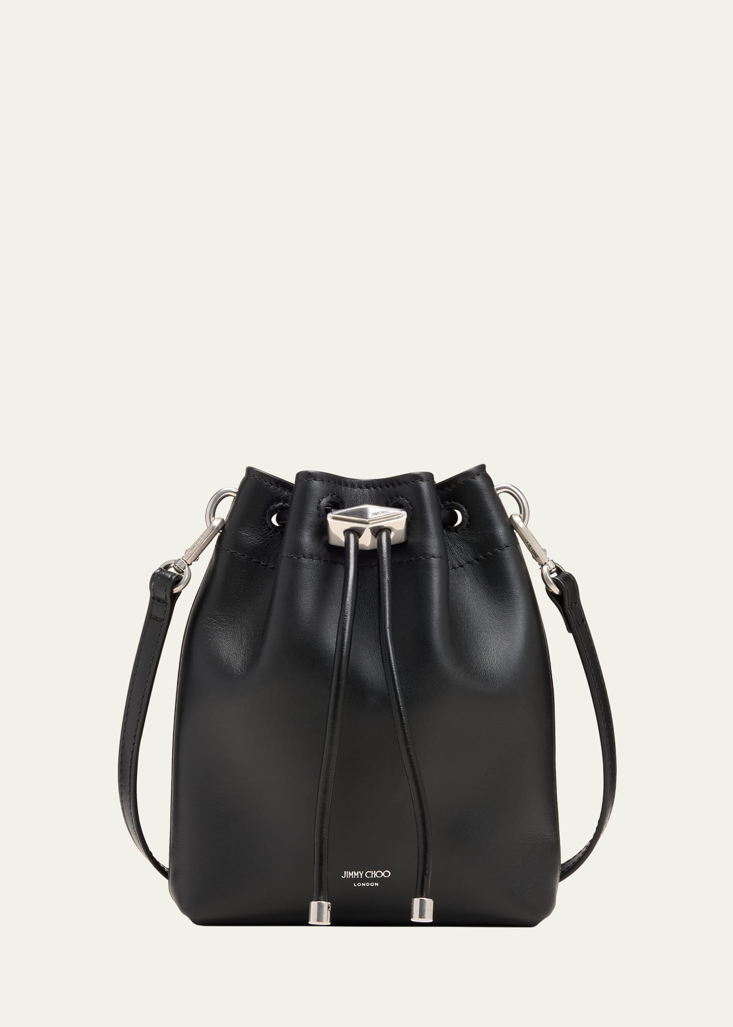 Jimmy Choo Bon Bon Mini Leather Bucket Bag