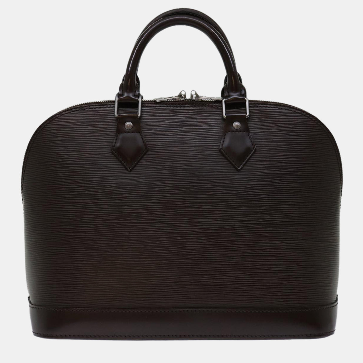 Louis Vuitton Black Epi Leather Alma Satchel