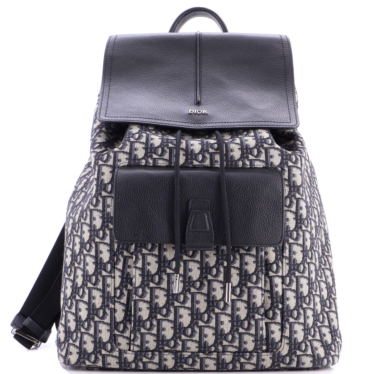 Christian Dior Motion Backpack Oblique Canvas with Leather Medium