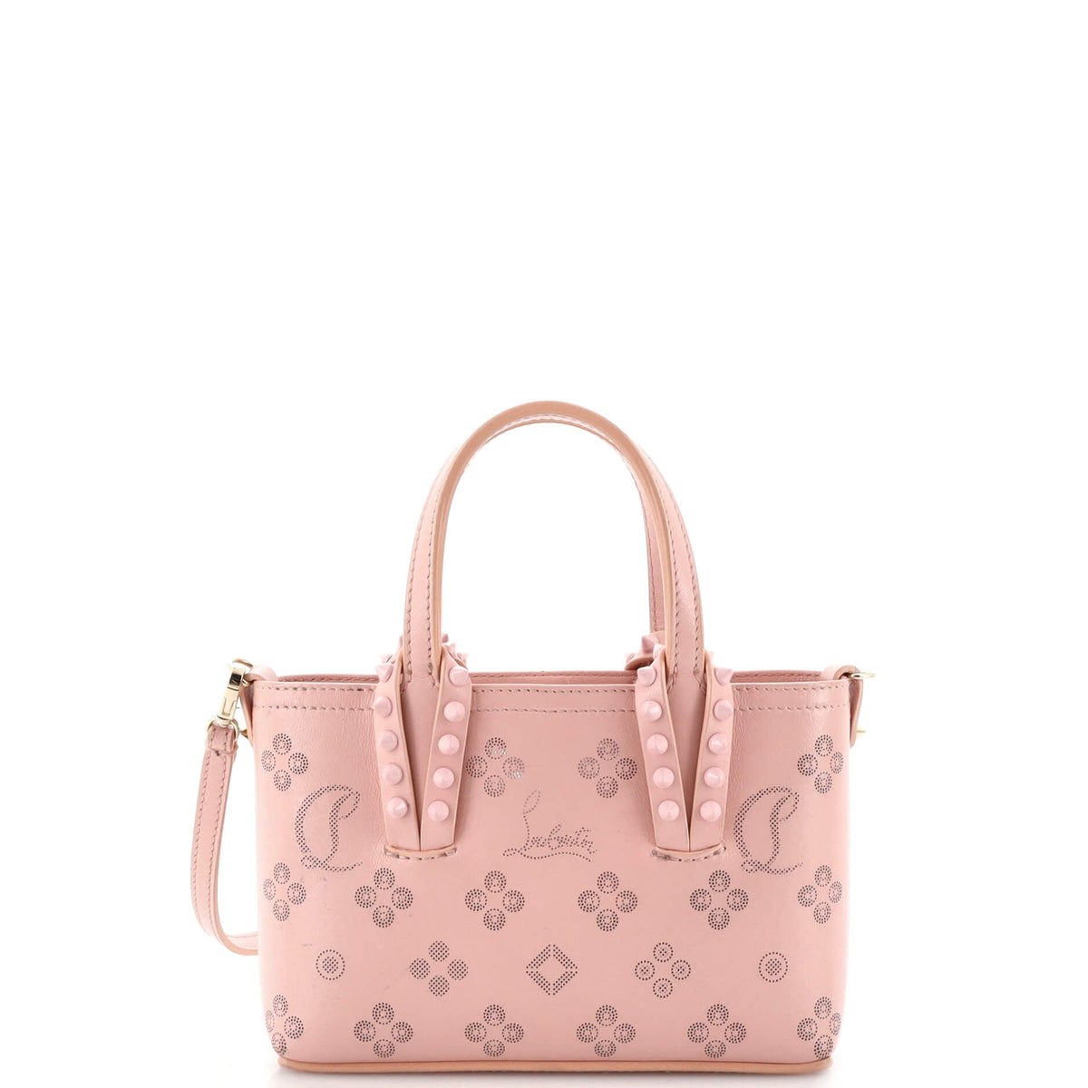 Christian Louboutin Cabata East West Tote Perforated Leather Nano