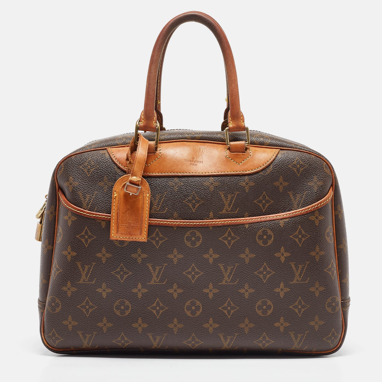 Louis Vuitton Deauville Tasche aus Canvas mit Monogramm