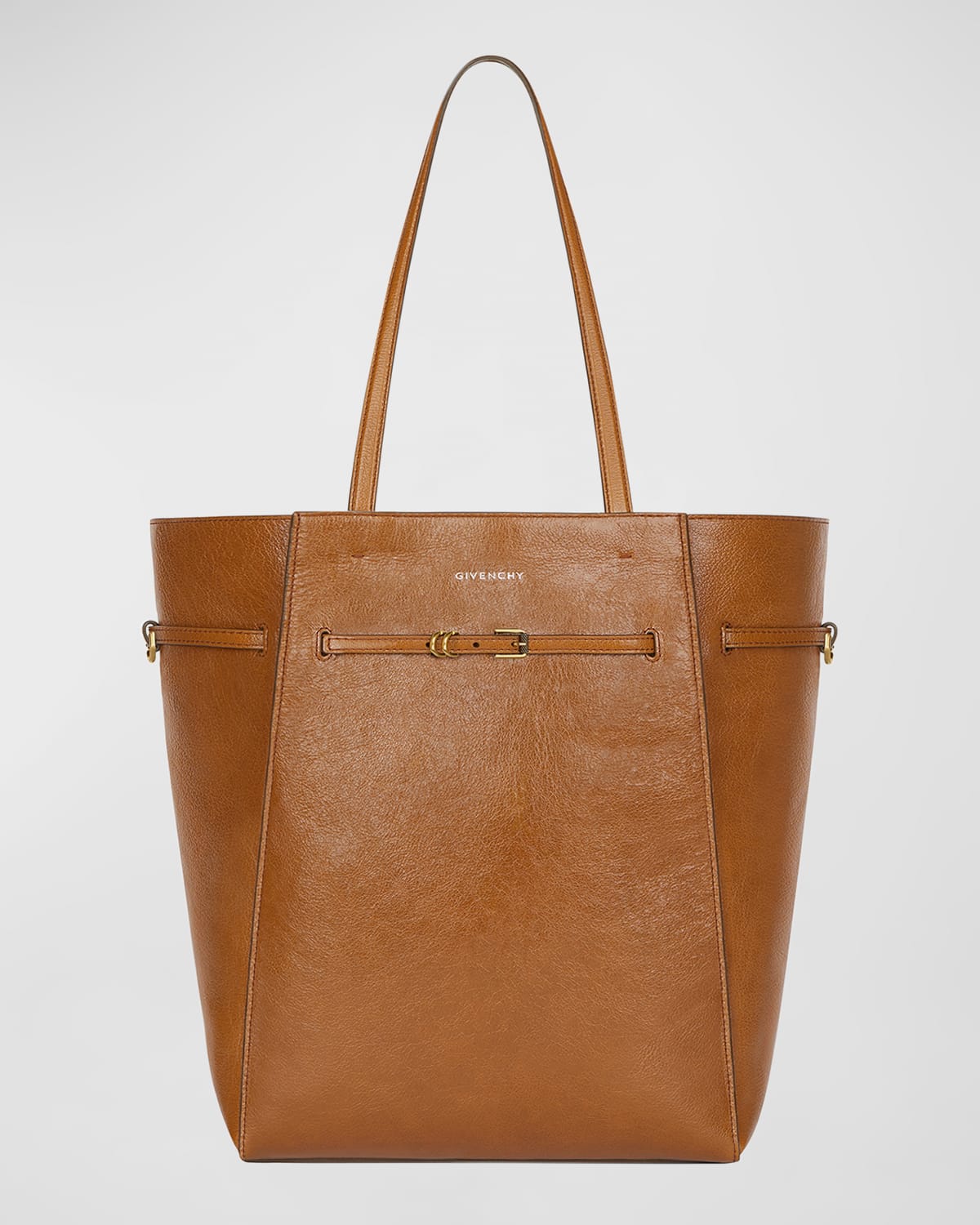 Givenchy Voyou Medium North-South Tote Bag in Tumbled Leather