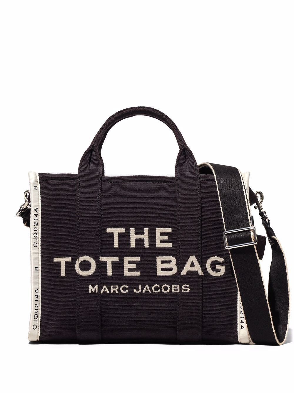 Marc Jacobs Women's The Jacquard Medium Tote Bag in Black | Size UNICA | M0017027
