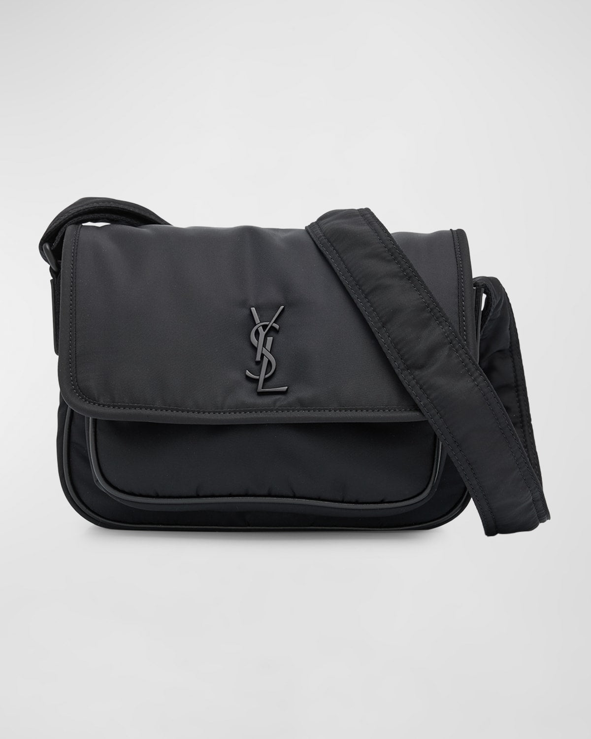 Saint Laurent Men's Niki YSL Messenger Bag in Nylon