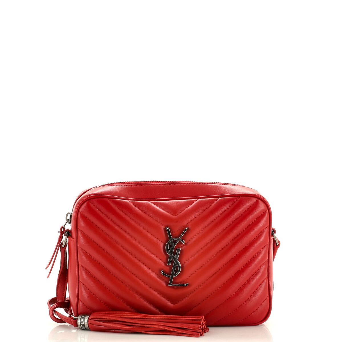 Saint Laurent Lou Camera Bag Matelasse Chevron Leather Small