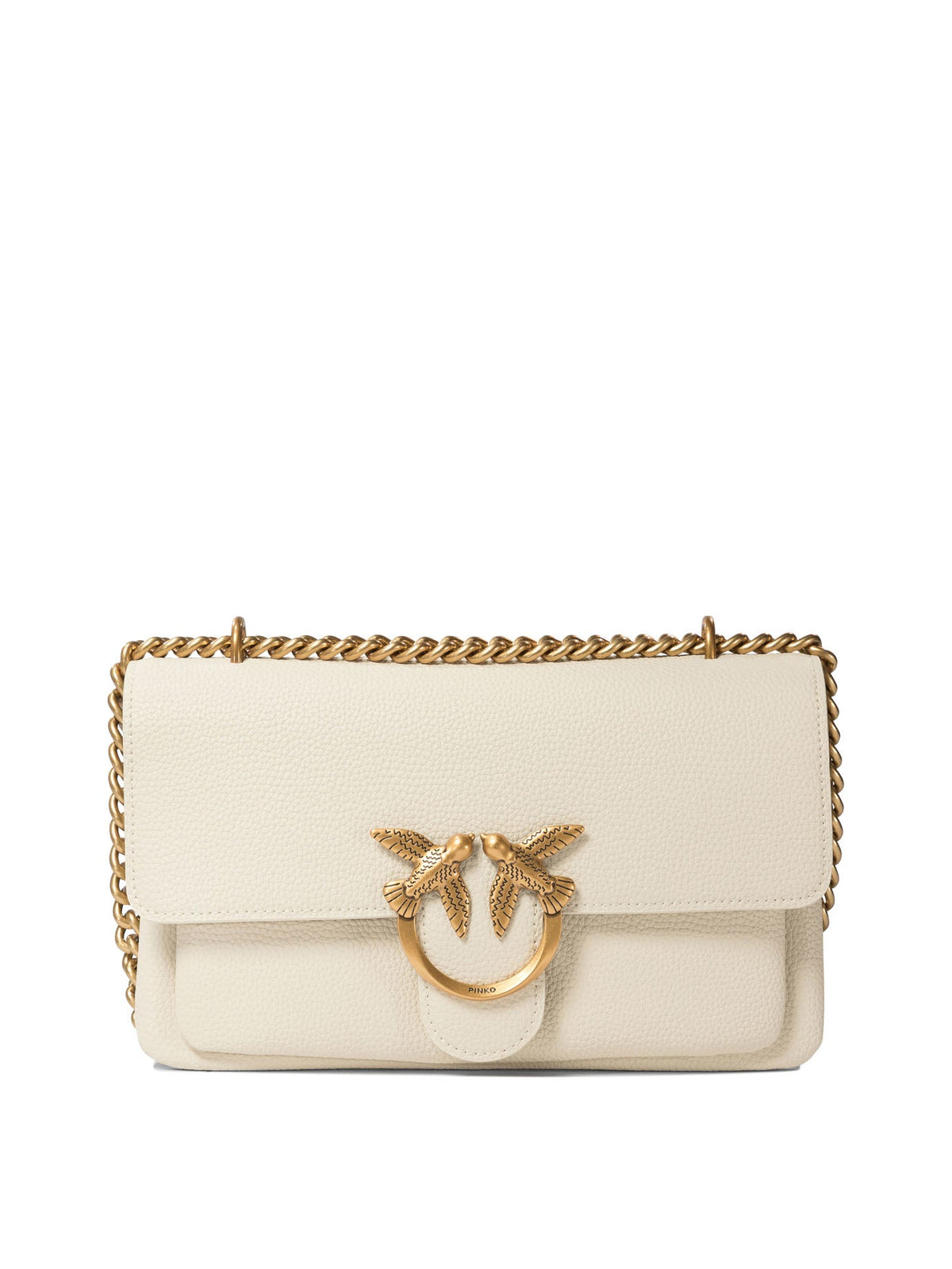 Pinko Women's "love One Soft Mini" Crossbody Bag in White | 104528A29QZ14Q