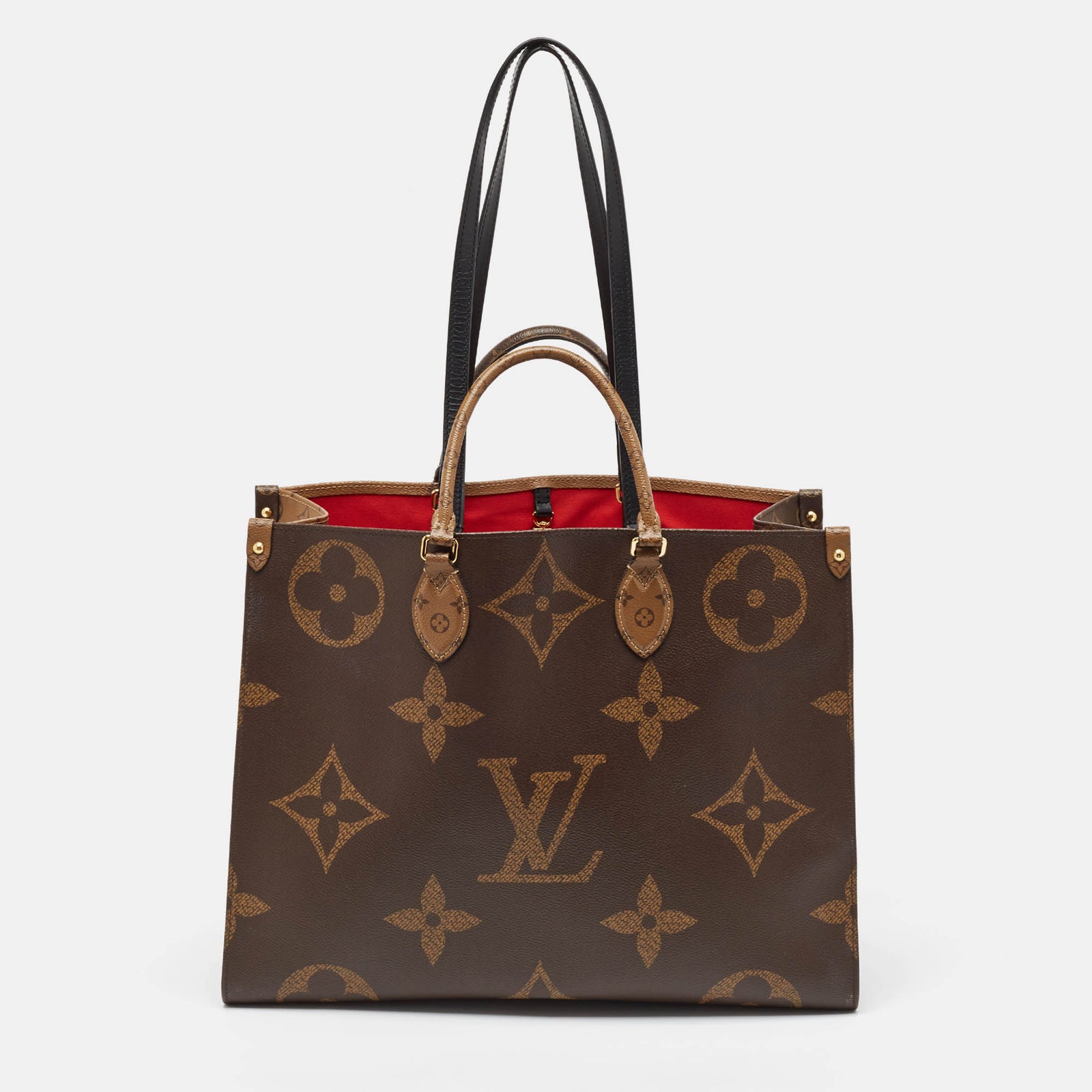 Louis Vuitton OnTheGo GM-Tasche aus riesigem Canvas mit Monogramm auf der Rückseite