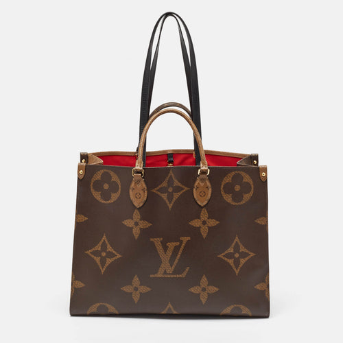 Monogram Reverse Giant Canvas OnTheGo GM Bag