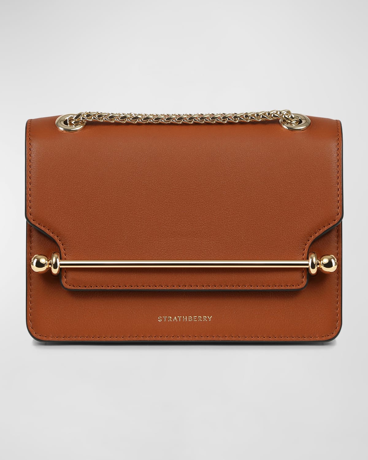 Strathberry Mini East-West Leather Crossbody Bag