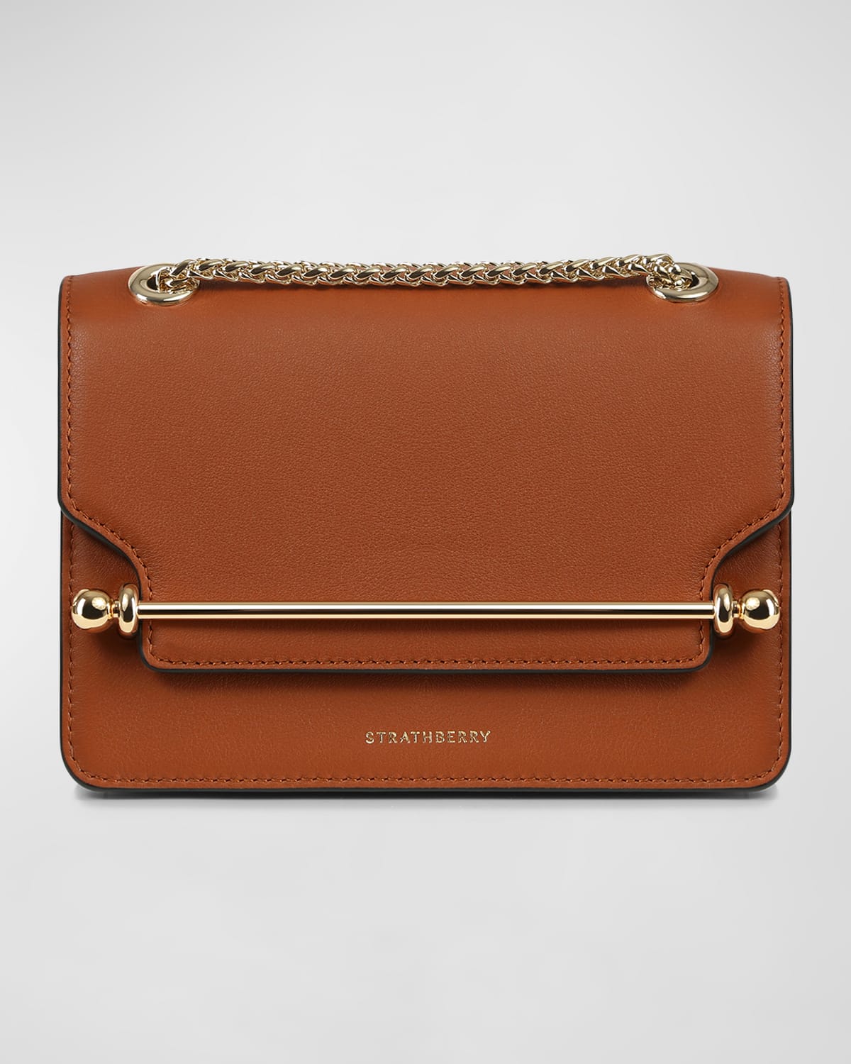 Strathberry Mini East-West Leather Crossbody Bag