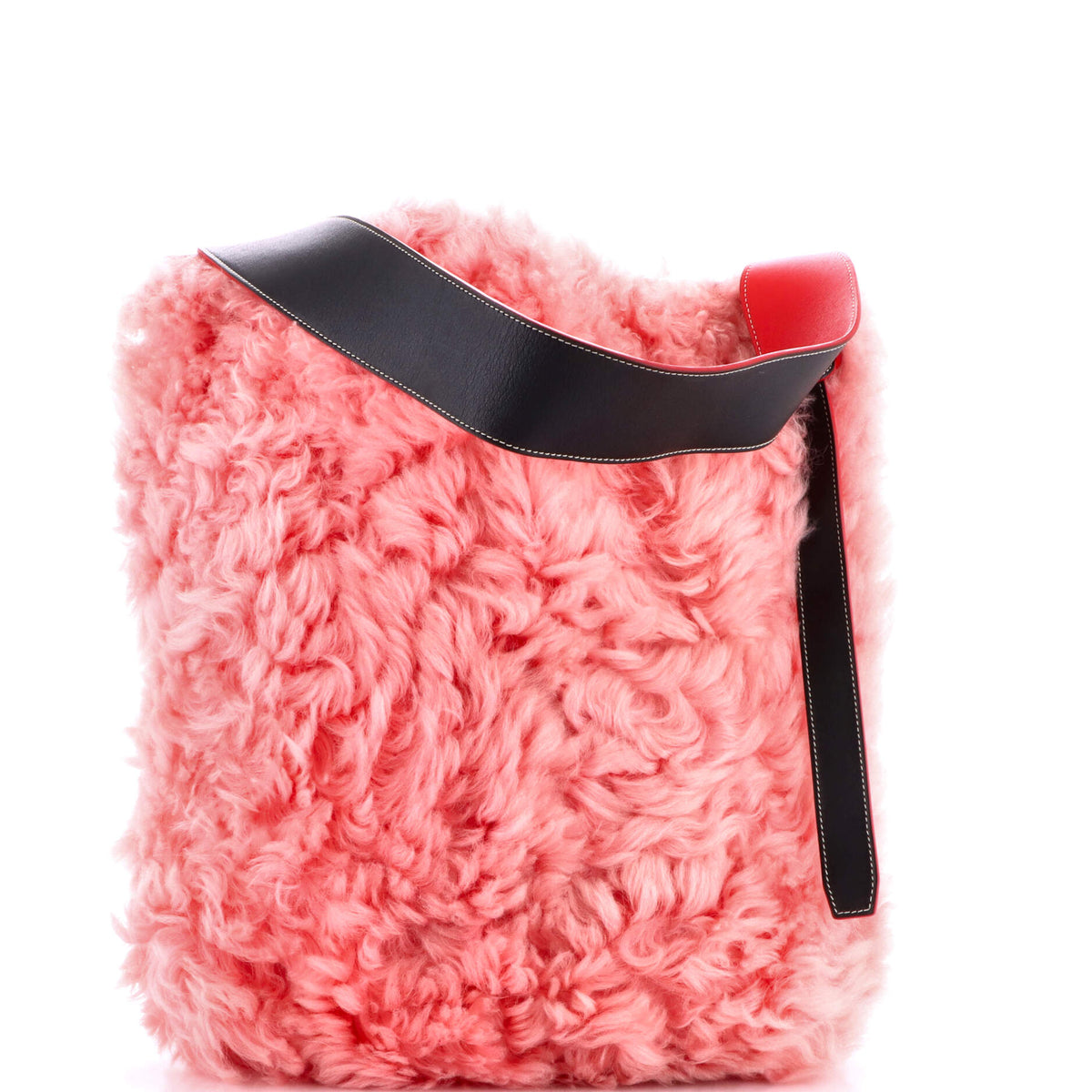 Celine CELINE Twisted Cabas Tote Fur and Leather Small