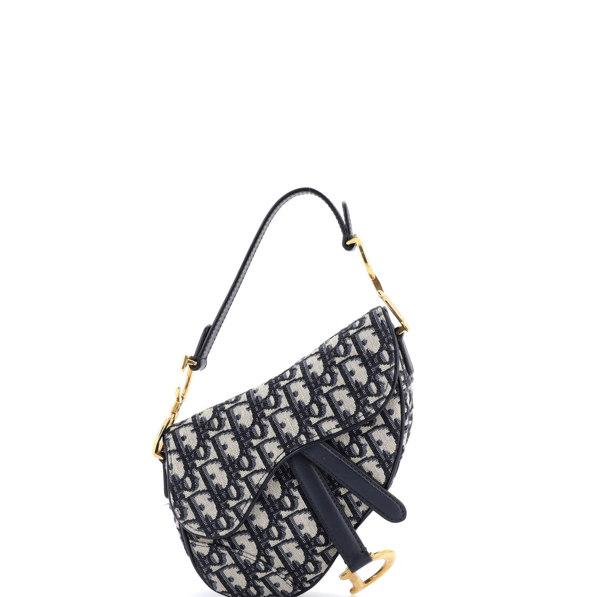 Christian Dior Saddle Handbag Oblique Canvas Mini