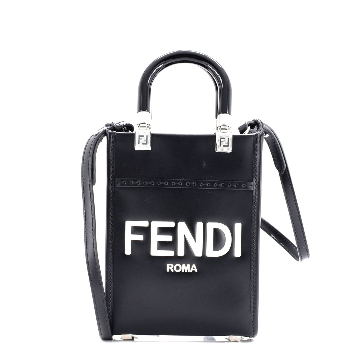 Fendi FENDI Sunshine Shopper Tote Leather Mini