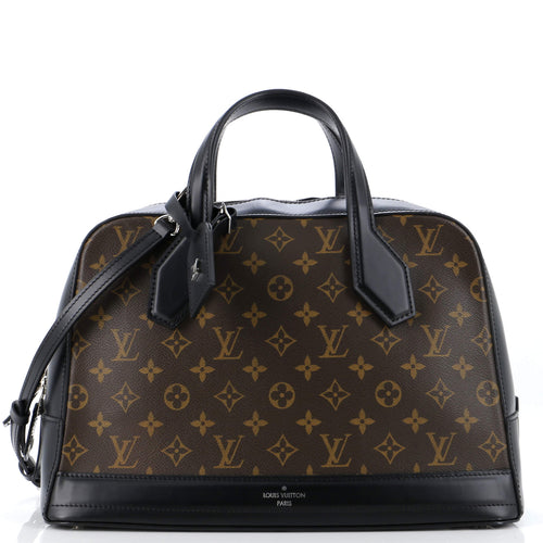 Dora Handbag Monogram Canvas and Calfskin MM