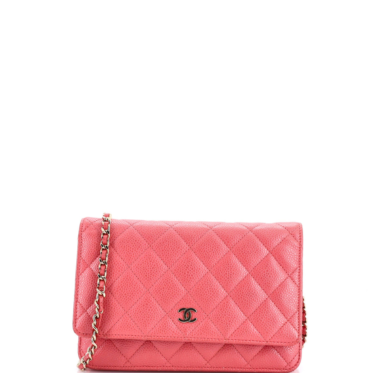 Chanel CHANEL Wallet on Chain Quilted Caviar