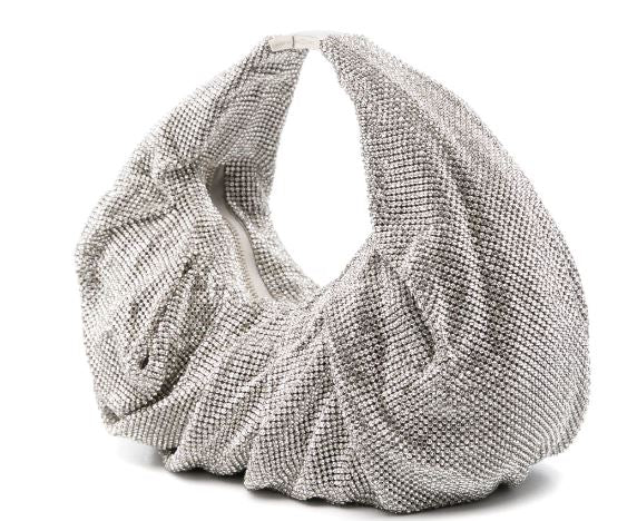 Benedetta Bruzziches Women's Silver-Tone Crystal Embellished Bag | Size UNI | YENNEFER Color FW24099019