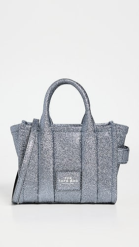 Marc Jacobs The Galactic Glitter Crossbody Tote Bag Silver One Size