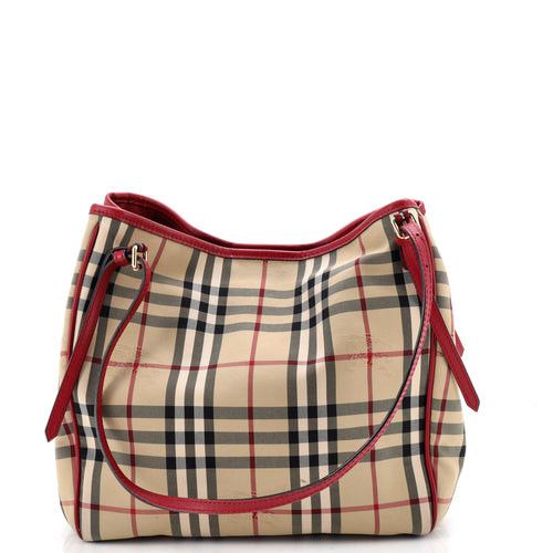 Canterbury Tote Horseferry Check Canvas Small