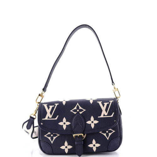 Diane NM Handbag Bicolor Monogram Empreinte Giant