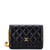 CHANEL Resin Pearl Chain Flap Bag Mini aus gestepptem Lammleder