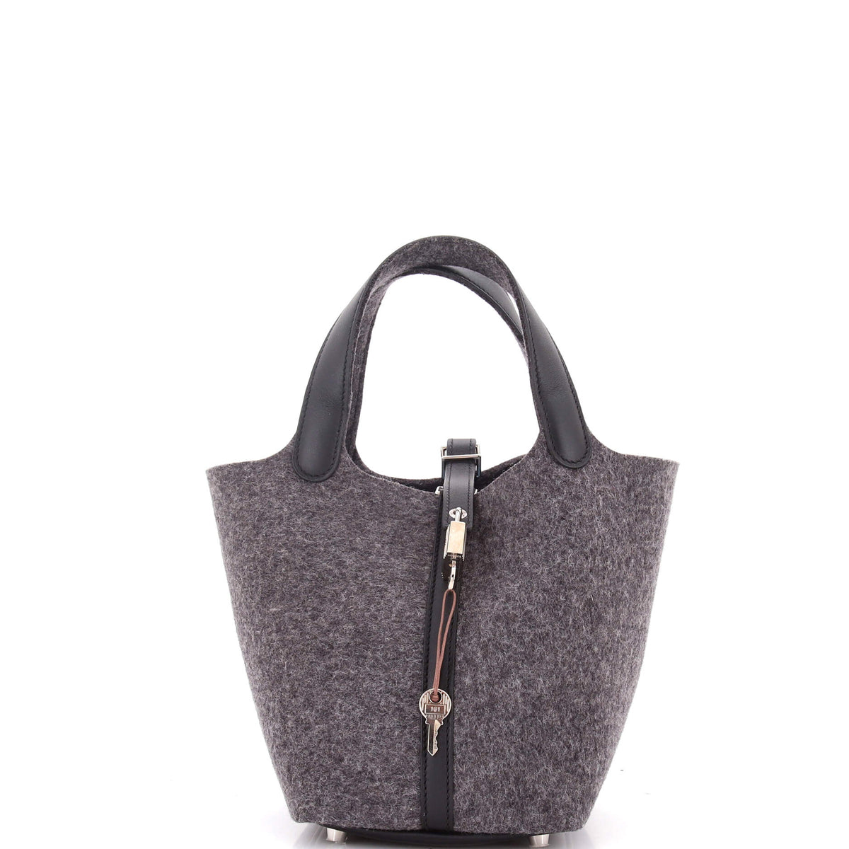 Herm?s Picotin Lock Bag Felt with Leather PM