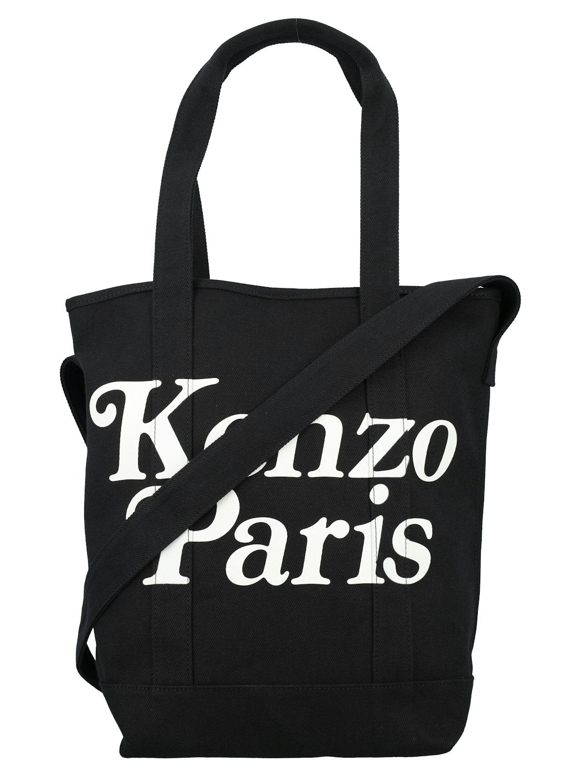 Kenzo Men's Utility Canvas Tote Bag in Black | 24PFE58SA901F35 Color 99