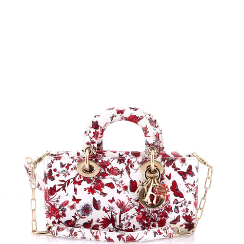 Lady D-Joy Bag Printed Leather Small