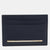 Navy Blue Leather Card Holder